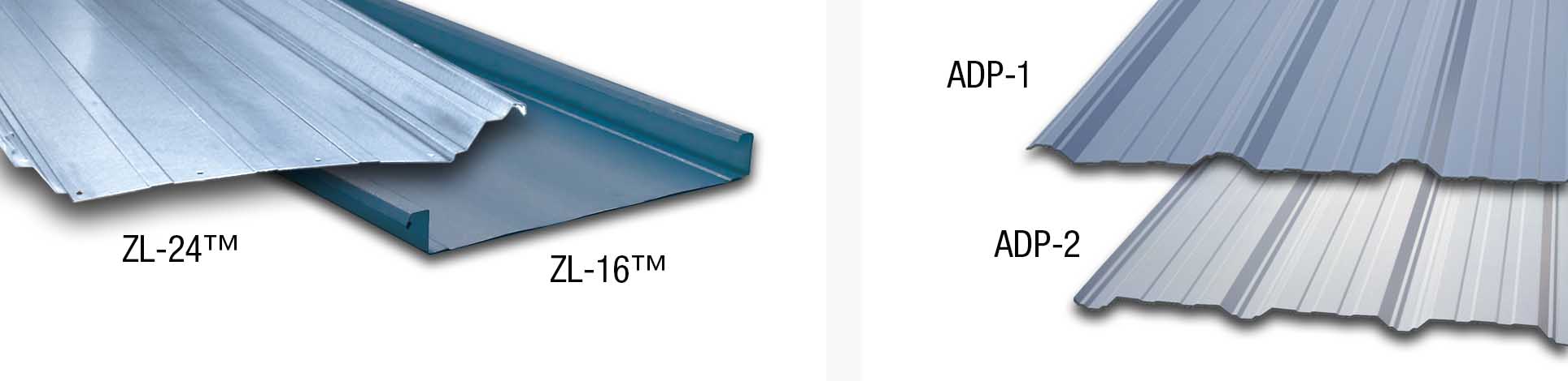 ZL-24 and ZL-16 Standing Seam Roof Panels